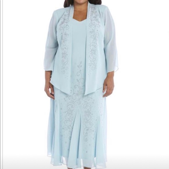 R&M Richards Dresses Blue Dress Size 8 Poshmark